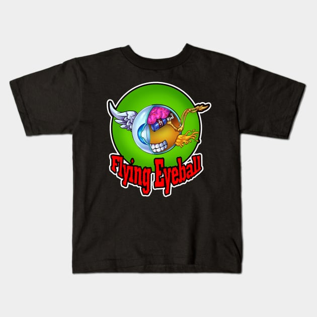 Anatomy of a Flying Eye Kids T-Shirt by Biomek